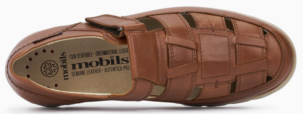 Mobils by Mephisto KENNETH extra breed hazelnoten bruin sandaal - Afbeelding 4