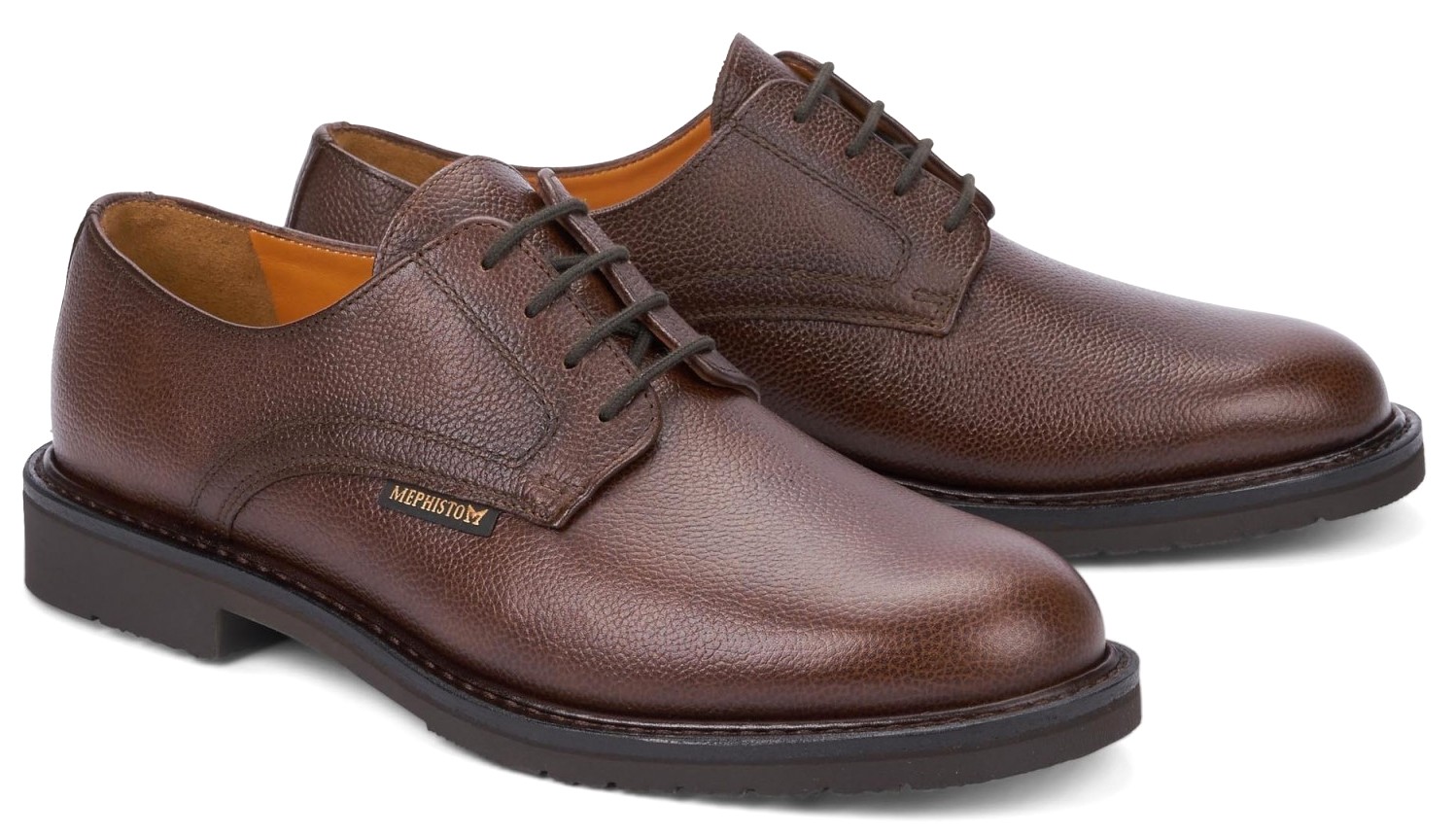 Mephisto MARLON Heren Veterschoenen - Handgemaakt - Kastanjebruin
