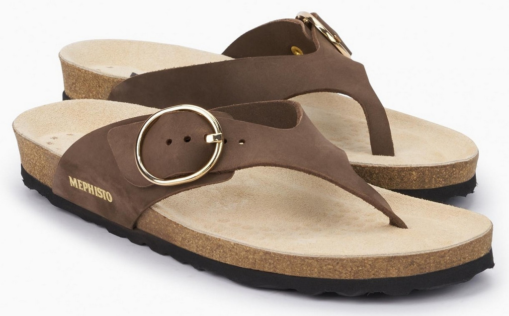 Mephisto NATALINA Dames Slipper Donkerbruin