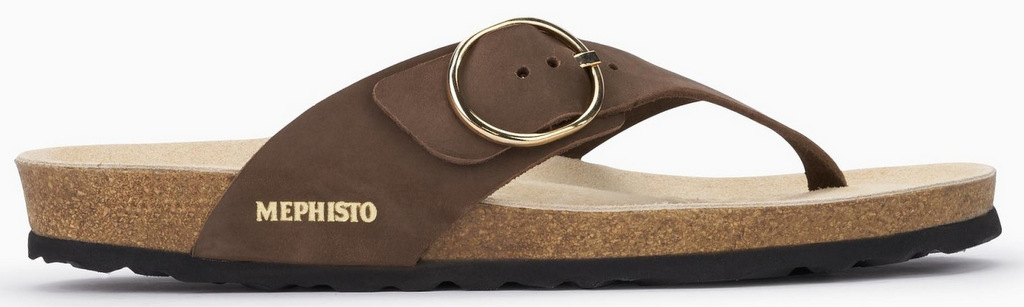 Mephisto NATALINA Dames Slipper Donkerbruin - Afbeelding 2