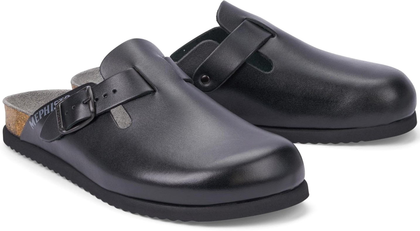 Mephisto NATHAN heren sandaal - zwart leer