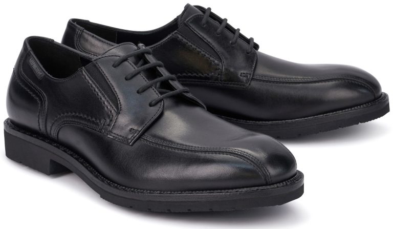 Mephisto NELSON GOODYEAR WELT handgemaakte veterschoen voor heren - zwart