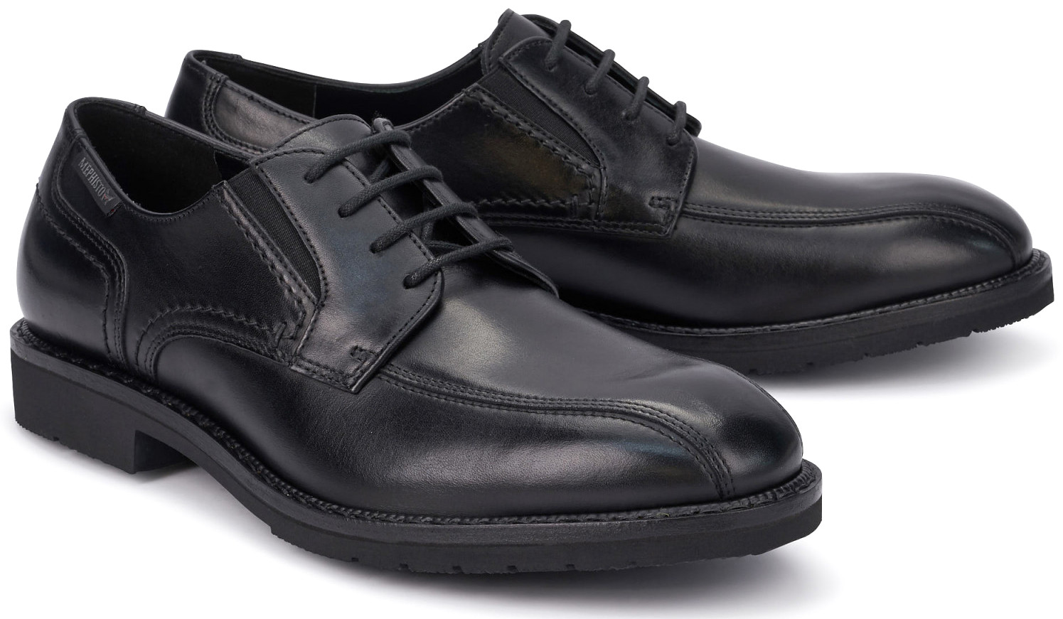 Mephisto NELSON GOODYEAR WELT handgemaakte veterschoen voor heren - zwart