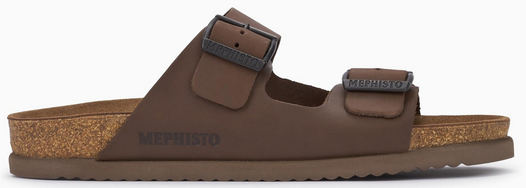 Mephisto NERIO Heren Slipper - Donkerbruin leer - Afbeelding 2