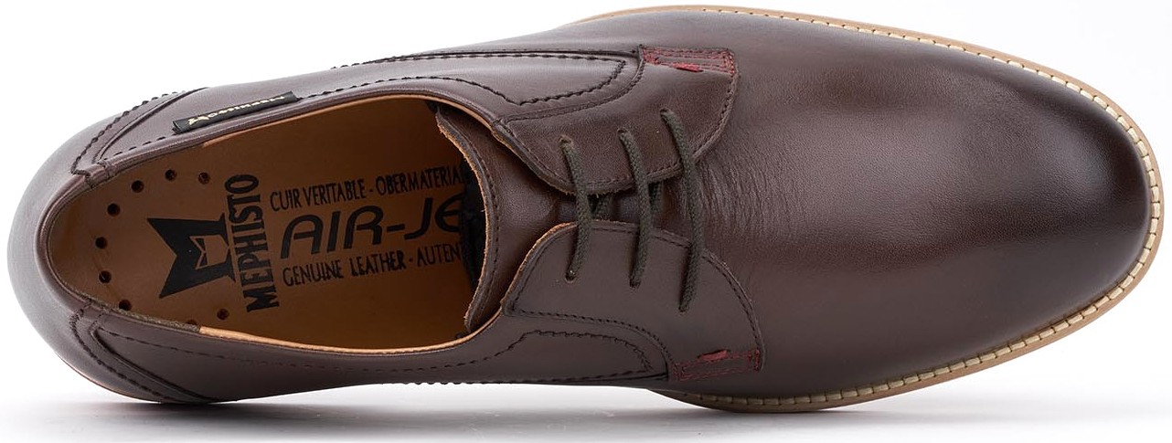 Mephisto ORLANDO donkerbruin leren veterschoen - Afbeelding 4