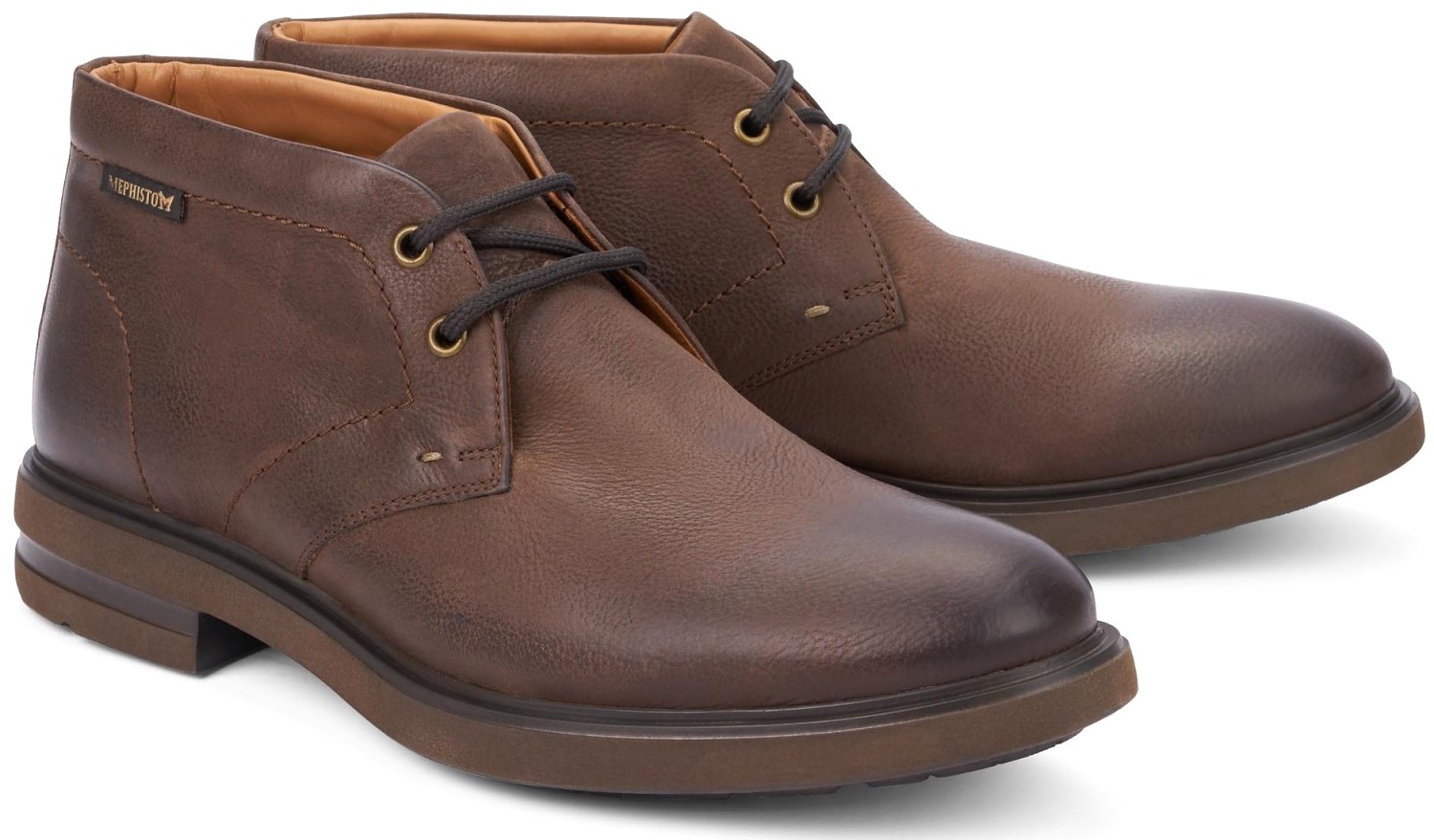 Mephisto OWEN heren enkellaars donkerbruin
