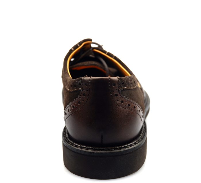Mephisto PAOLINO SUPREME donker bruin suede en leer kombi GOODYEAR WELT - Afbeelding 4