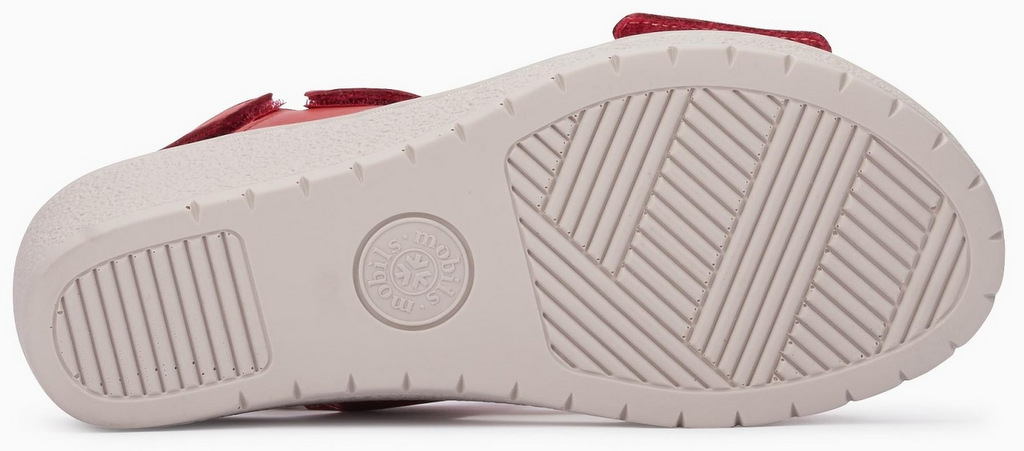 Mobils by Mephisto PENNY PERF Dames Sandaal - Extra Breed - Rood - Afbeelding 3