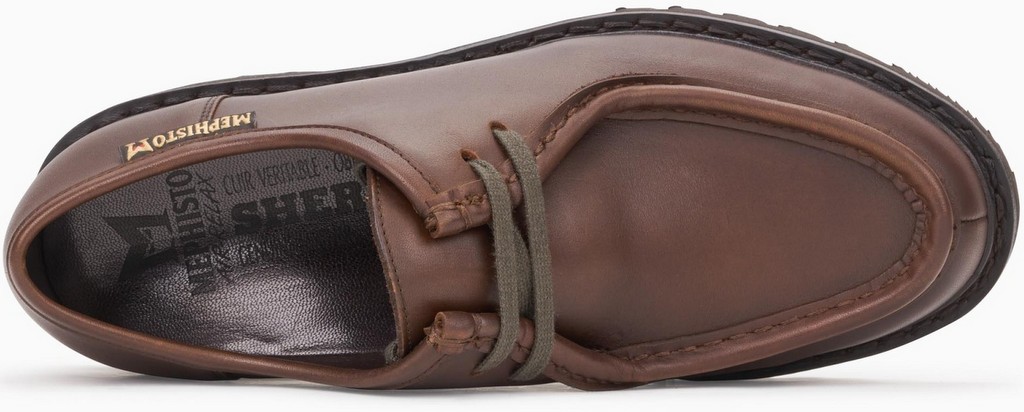 Mephisto PEPPO heren veterschoen - donker bruin leer GOODYEAR WELT - Afbeelding 4