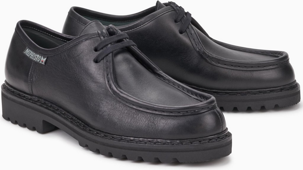 Mephisto PEPPO heren veterschoen - zwart leer GOODYEAR WELT