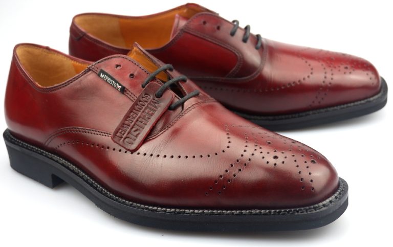 Mephisto PETER SUPREME goodyear welt heren veterschoen rood