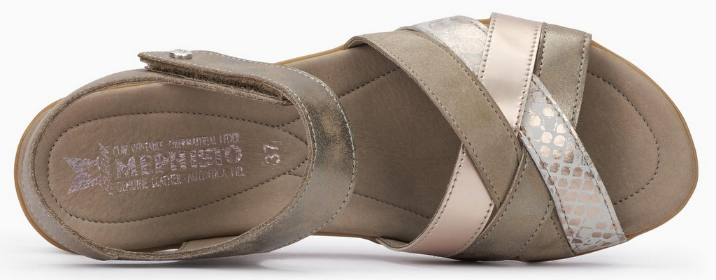 Mephisto POLINA Dames Sandaal - Donkertaupe - Afbeelding 4