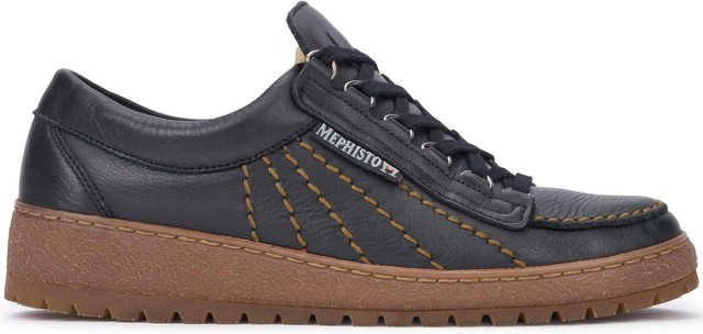 Mephisto RAINBOW OREGON heren veterschoen - zwart leer - Afbeelding 2
