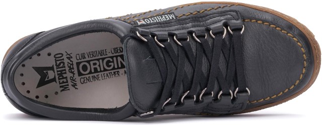 Mephisto RAINBOW OREGON heren veterschoen - zwart leer - Afbeelding 4