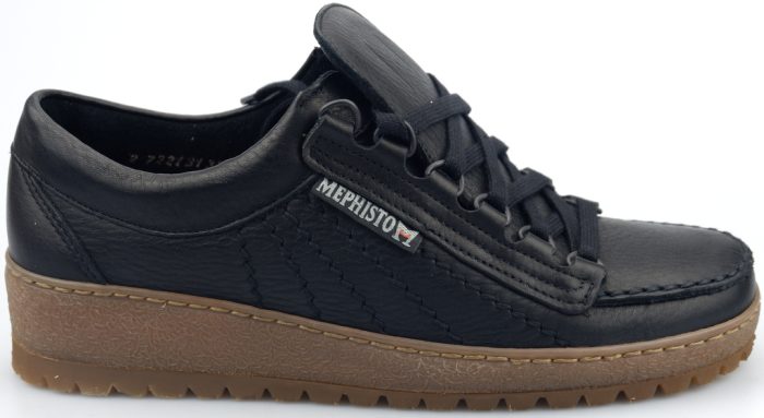 Mephisto RAINBOW heren veterschoen - zwart leer - Afbeelding 2