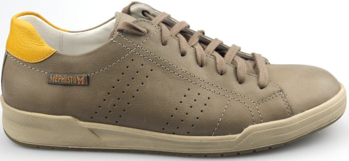 Mephisto RUFO - heren lederen sneaker - pewter grijs - Afbeelding 2