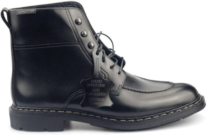 Mephisto SERGIO HERITAGE zwart lederen handmade GOODYEAR WELT laars voor heren EXCLUSIEF - Afbeelding 2