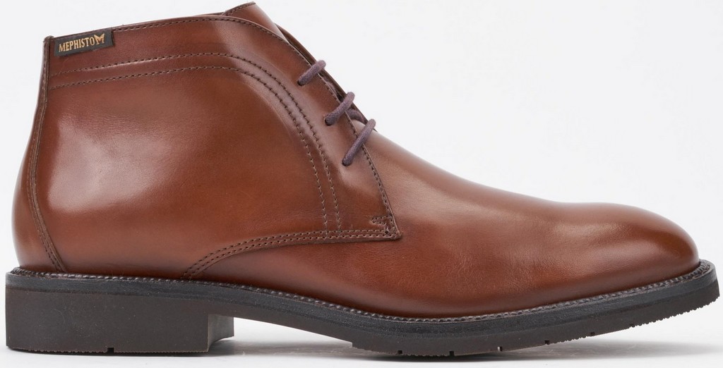 Mephisto TIBERIO SUPREME bruin lederen enkellaarzen voor heren - Afbeelding 2