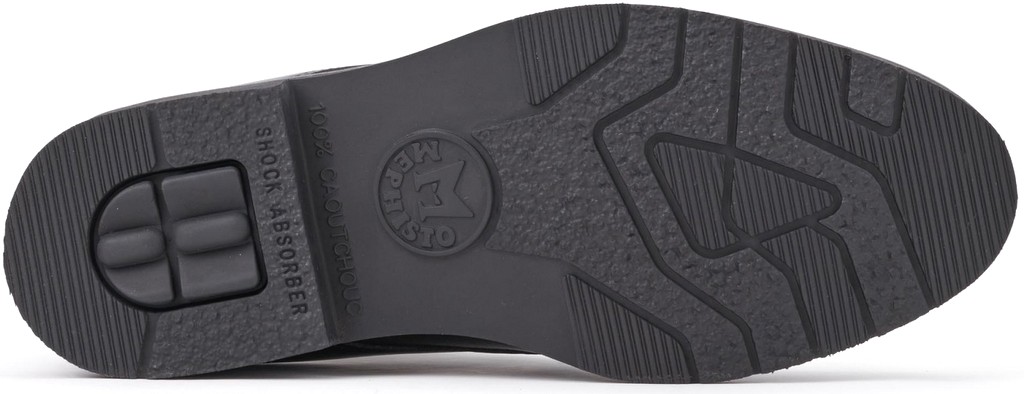 Mephisto TIBERIO CRUST donker grijs lederen heren laarzen - Afbeelding 3