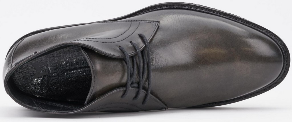 Mephisto TIBERIO CRUST donker grijs lederen heren laarzen - Afbeelding 4
