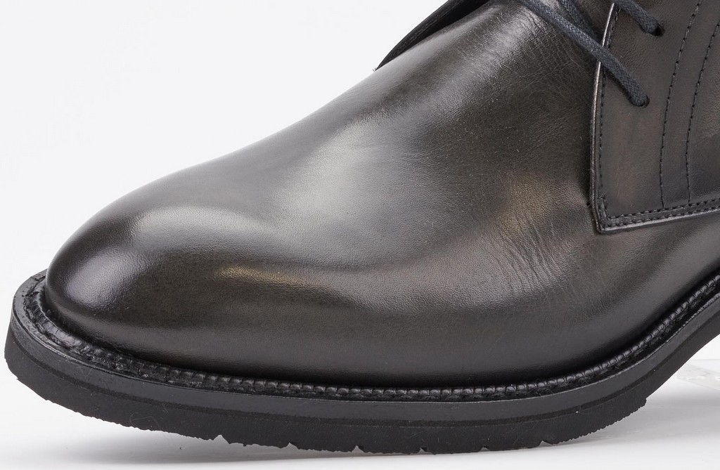 Mephisto TIBERIO CRUST donker grijs lederen heren laarzen - Afbeelding 5