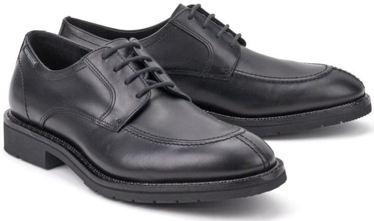 Mephisto TITUS SUPREME Handgemaakte Heren Veterschoen - Zwart Leer