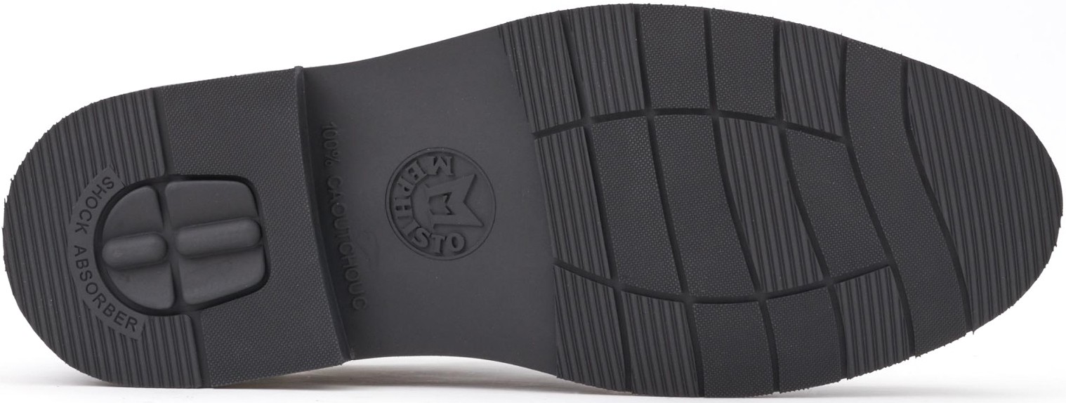 Mephisto TITUS SUPREME Handgemaakte Heren Veterschoen - Zwart Leer - Afbeelding 3