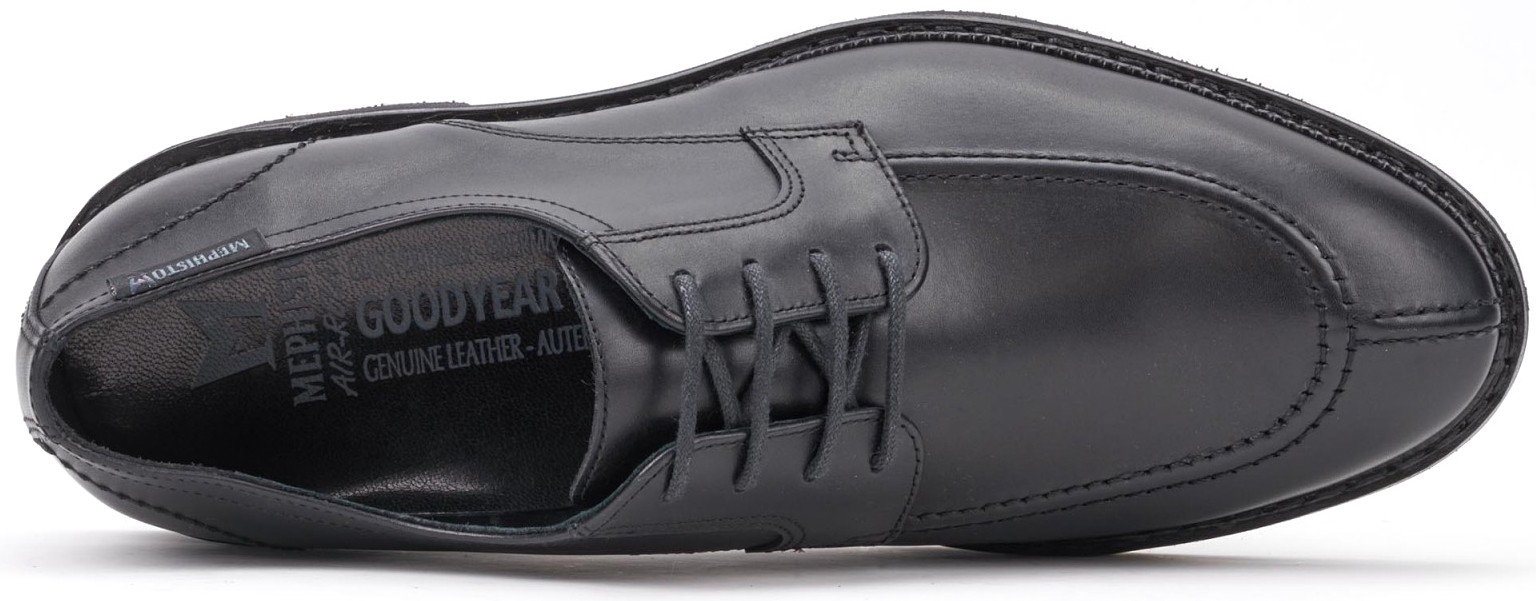 Mephisto TITUS SUPREME Handgemaakte Heren Veterschoen - Zwart Leer - Afbeelding 4
