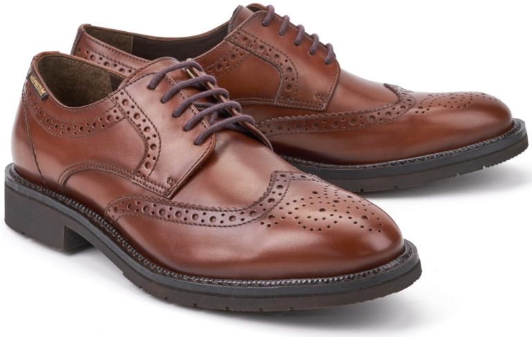 Mephisto TYRON Handgemaakte Heren Veterschoen - Kastanjebruin Leer GOODYEAR WELT