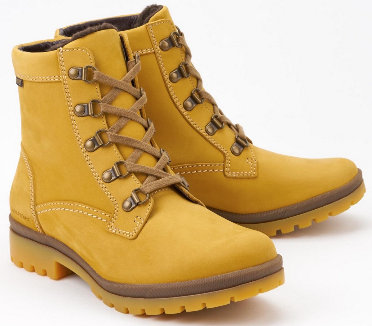 Mephisto ZORAH MAYA nubuck laarzen voor dames - beige - WARM Gevoerd