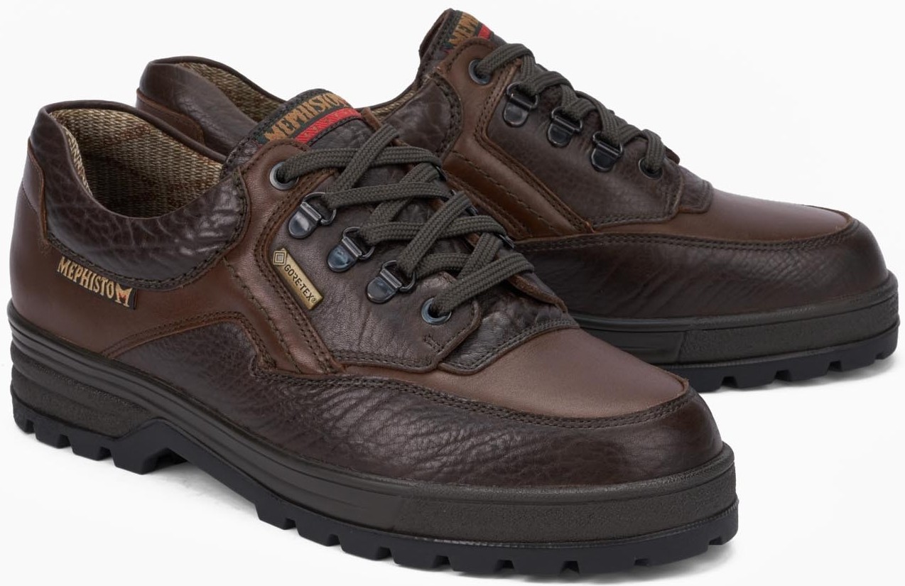 Mephisto BARRACUDA MAMOUTH heren veterschoen - donker bruin leer (waterdicht)