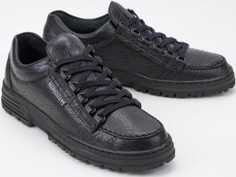 Mephisto CRUISER Heren Veterschoen - Zwart leer