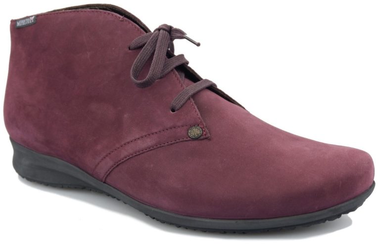 Mephisto FLOSSIE - dames enkellaars - paars nubuck