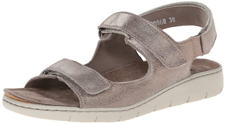 Mobils by Mephisto ILONA - dames sandaal - donker taupe leather - EXTRA BREED