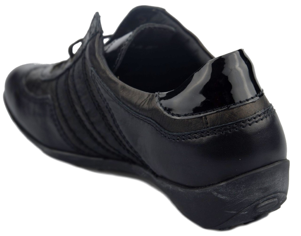 Mephisto IRENA dames veterschoen - zwart leer - Afbeelding 4