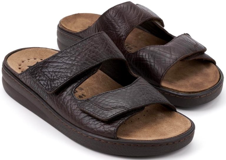 Mobils by Mephisto JAMES heren sandaal - donkerbruin leer - EXTRA BREED