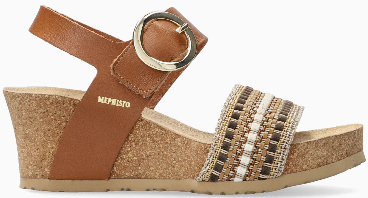Mephisto LAURE dames sandaal - camel beige leer - Afbeelding 2