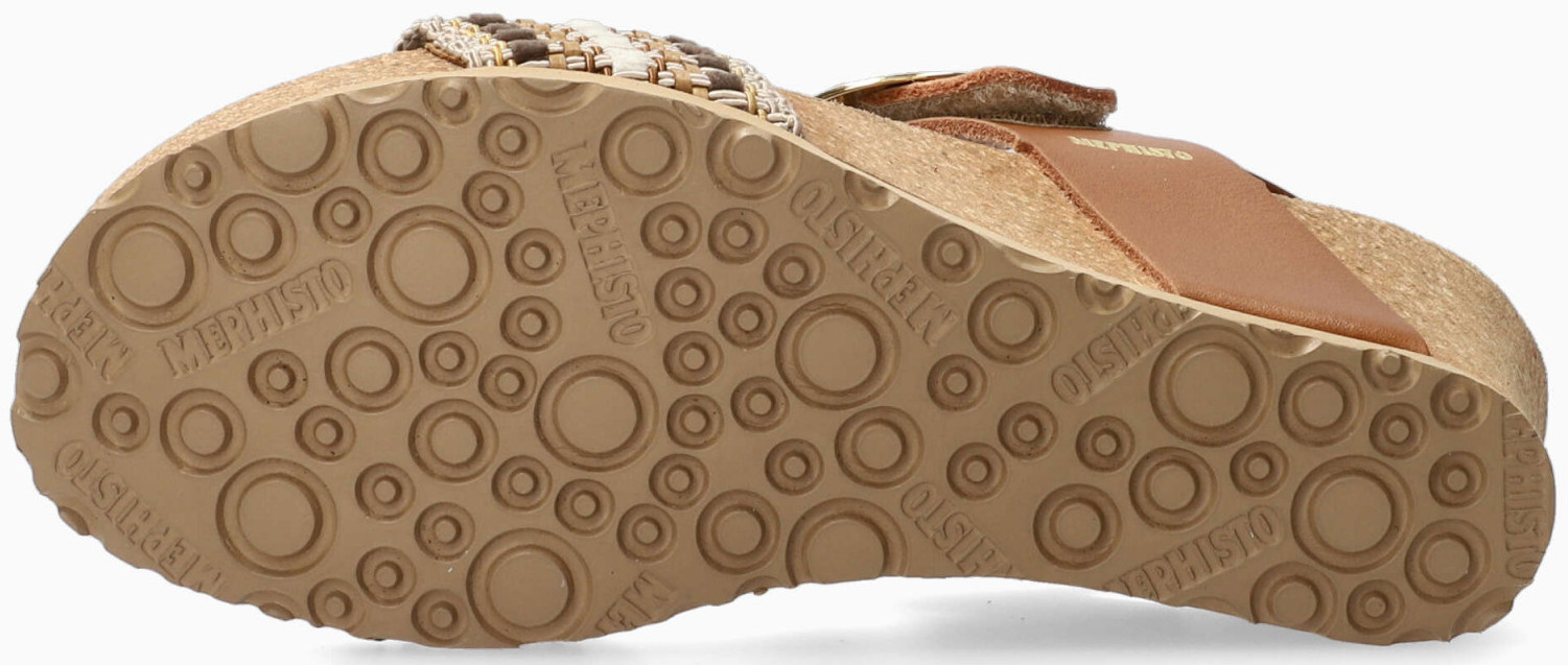 Mephisto LAURE dames sandaal - camel beige leer - Afbeelding 4