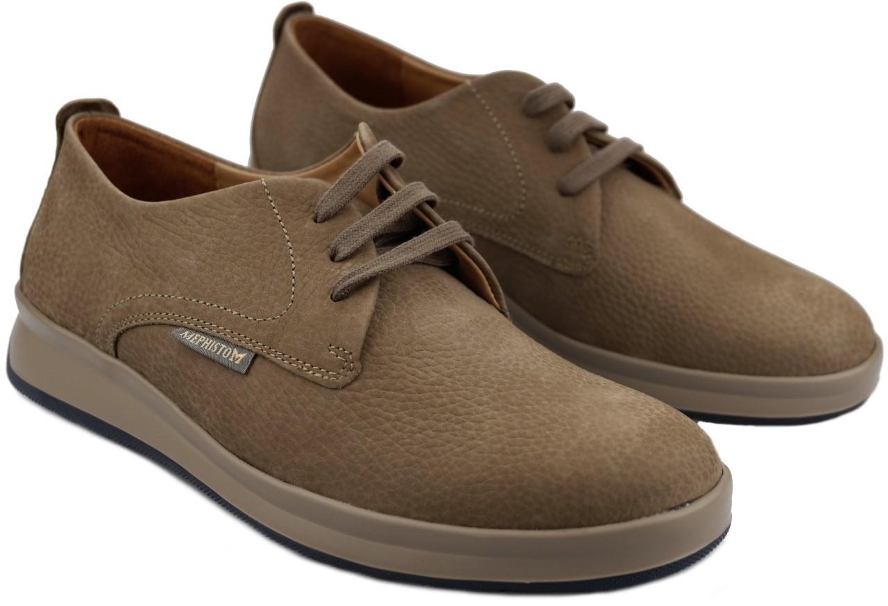 Mephisto Lester lederen heren veterschoen bruin