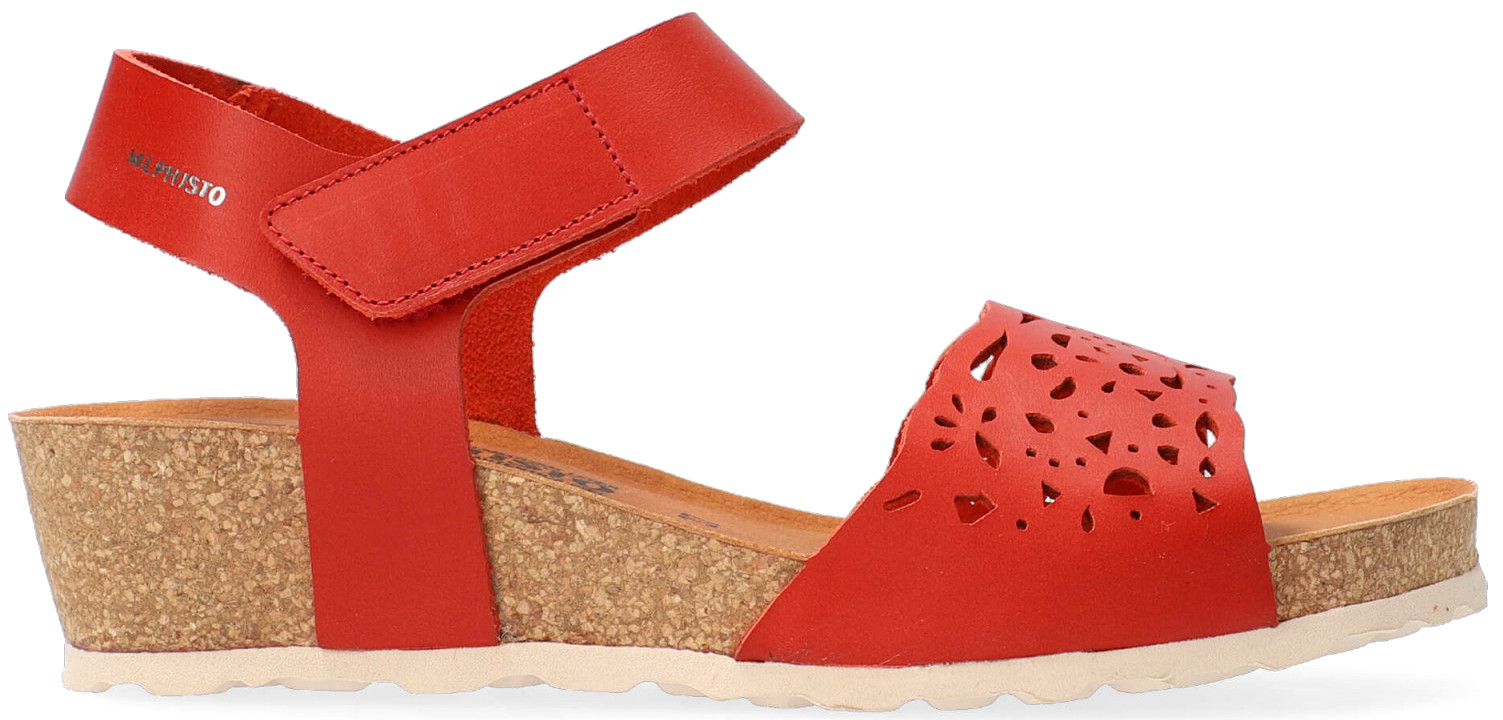 Mephisto RAPHEALA dames sandalen glad leer - rood - Afbeelding 2