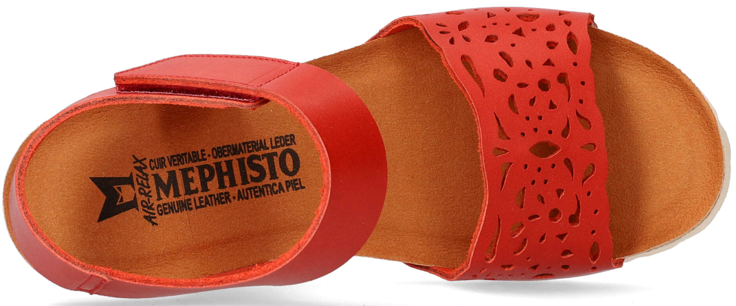Mephisto RAPHEALA dames sandalen glad leer - rood - Afbeelding 3