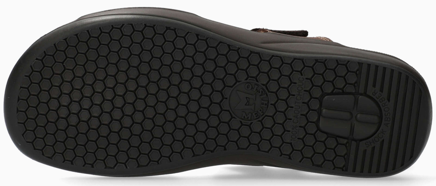 Mephisto SIMON Heren Sandaal - Donkerbruin Leer - Afbeelding 5