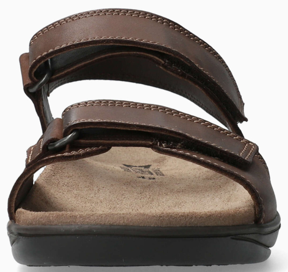 Mephisto SIMON Heren Sandaal - Donkerbruin Leer - Afbeelding 4