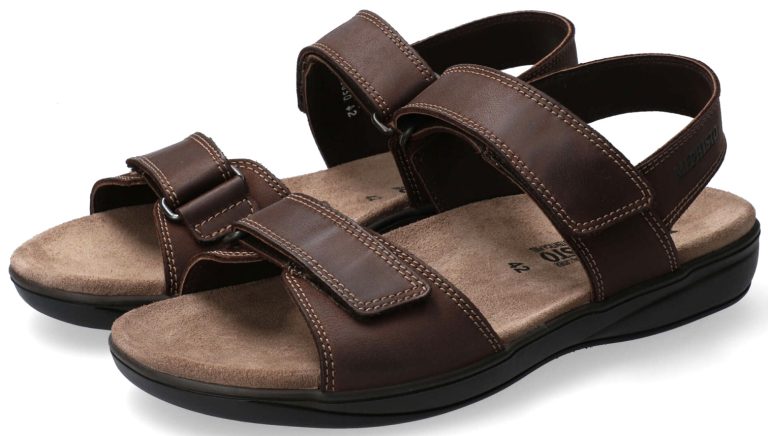 Mephisto SIMON Heren Sandaal - Donkerbruin Leer