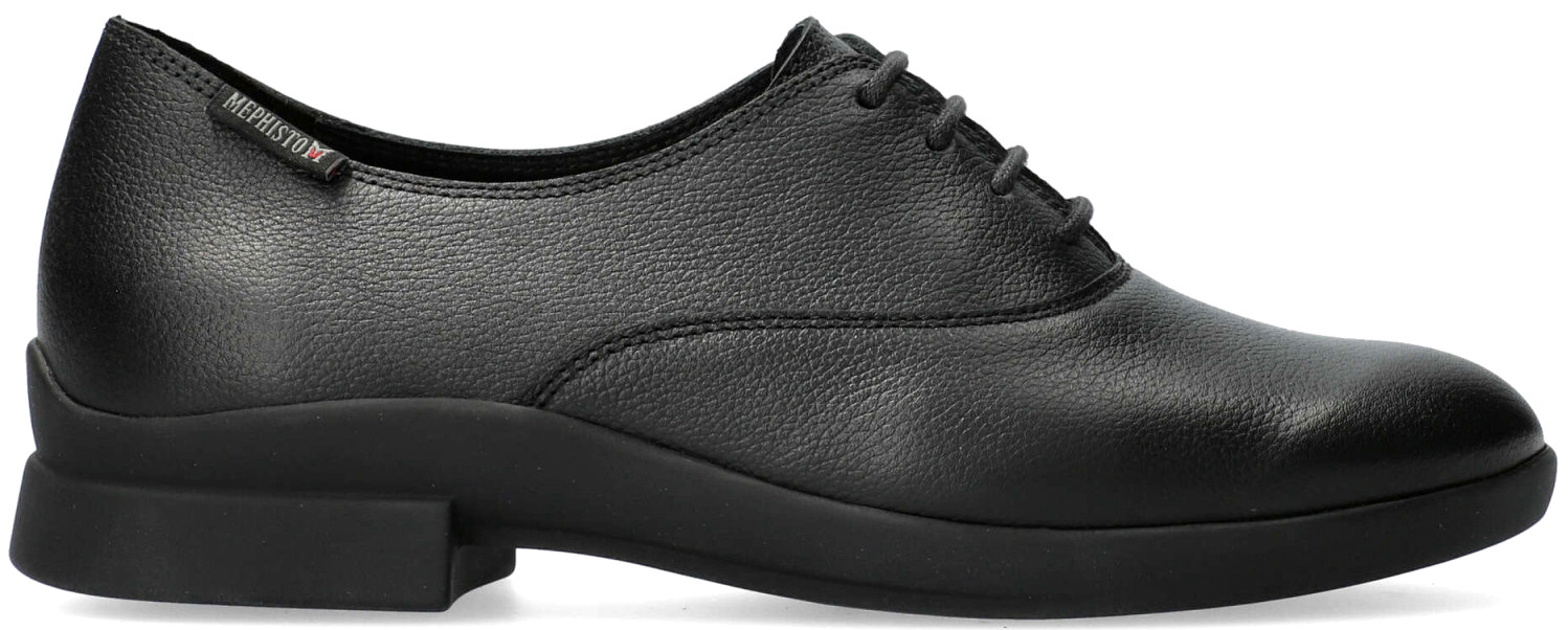Mephisto SYLA lederen dames veterschoen zwart - Afbeelding 2