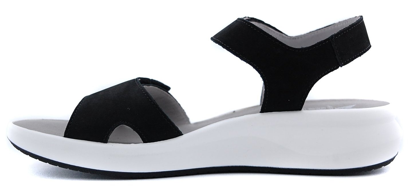 Mephisto TANY dames sandaal - zwart nubuck - Afbeelding 2