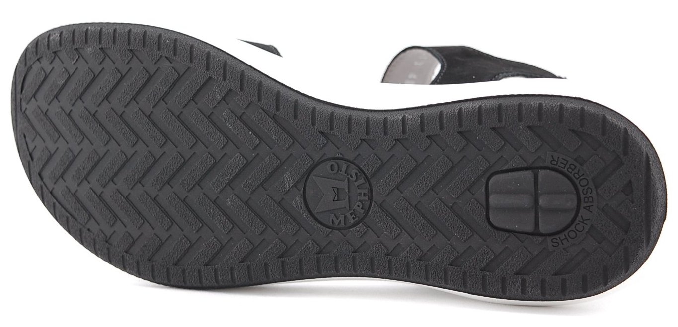 Mephisto TANY dames sandaal - zwart nubuck - Afbeelding 5