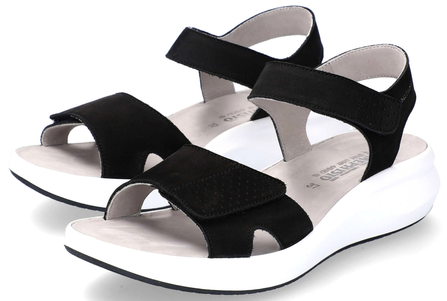 Mephisto TANY dames sandaal - zwart nubuck