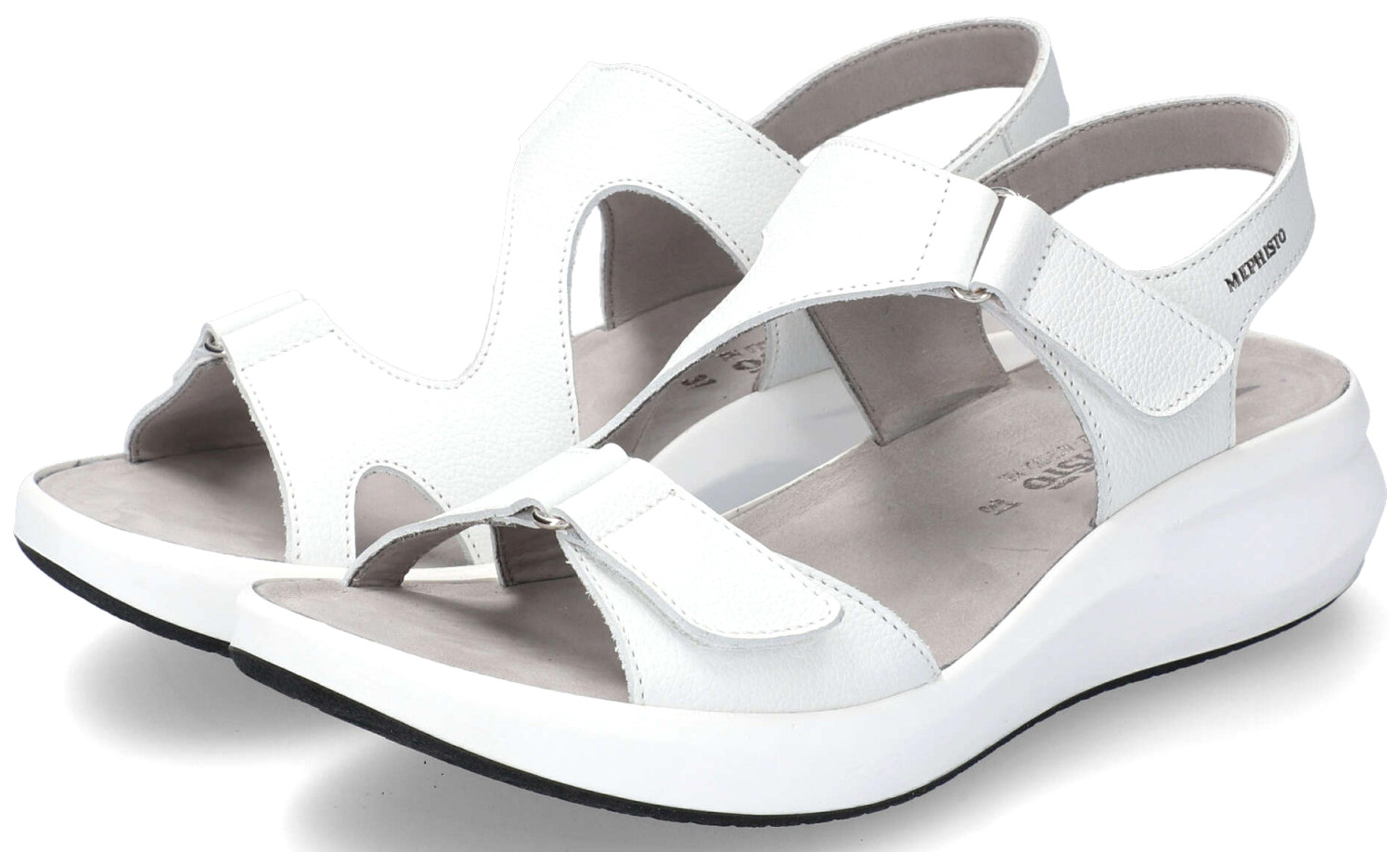 Mephisto TIARA Dames Sandaal - Wit Leer