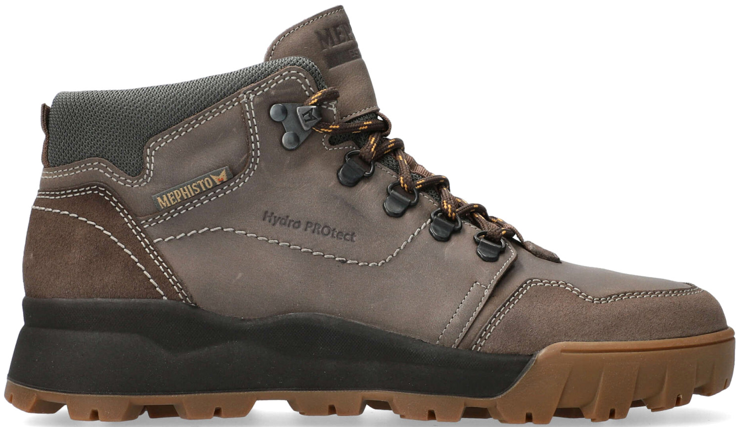Mephisto Wayne Nubuck, Suede en Textiel Laarzen voor Heren - Donkergrijs - Afbeelding 4